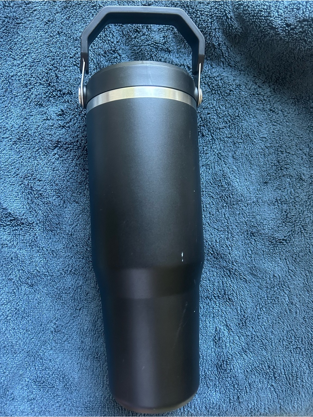 Stanley Black Travel Tumbler with Silver Accent - Picture 2 of 4